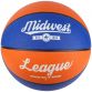 blue and orange MIDWEST performance rubber basketball with excellent durability from O'Neills 