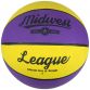 purple and yellow MIDWEST performance rubber basketball with excellent durability from O'Neills 