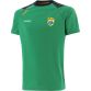 Green Belcourt T-Shirt with Kerry GAA crest and print detail on the shoulders by O’Neills. 