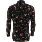 Black Guinness Men's Toucan Long Sleeve Shirt, with Guinness Toucan and Mistletoe printed design from O'Neill's.