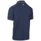 Trespass navy mens polo shirt with grey stripe on collar and cuffs from O'Neills.