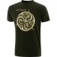 Men's Bottle Green Trad Craft Celtic Knot T-Shirt, with a Celtic print from O'Neills.