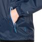 Men's Navy Trespass Briar Waterproof Rain Jacket, with 2 Zipped Pockets from O'Neills.