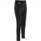 Black Brodie women's leggings featuring a hidden pocket in the waistband from O'Neills
