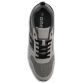 Grey Men's Bruce Retro Trainers, with a Padded ankle collar from O'Neill's.