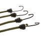 black Trespass bungee cords made with durable elastic from O'Neills