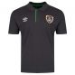 Black Umbro Republic of Ireland polo shirt with FAI crest from O'Neills.