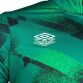Green Republic of Ireland half zip training top with all over print from O'Neills.