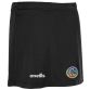 Black Women's Camogie Skort with elasticated waistband and O’Neills branding by O’Neills.