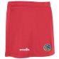 Red Kids' Camogie Skort with elasticated waistband and O’Neills branding by O’Neills.