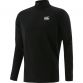 Black Canterbury men's half zip first layer top with white CCC logo on left chest from O'Neills.