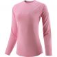 Pink women’s workout long sleeve top with O’Neills branding on the chest.