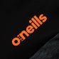Black Cathal mens half zip training top with reflective detail by O’Neills.