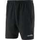 black Cathal men’s woven gym shorts with zip pocket by O’Neills.