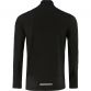 black Cathal mens half zip training top with reflective detail by O’Neills.