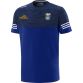 Cavan GAA crew neck t-shirt with 3 white stripes from O'Neills