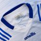 White/Royal Blue Men's Cavan GAA Goalkeeper Jersey 2023 with 3 stripe detail on shoulders by O'Neills. 