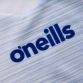 White/Royal Blue Men's Cavan Goalkeeper Jersey with 2 stripes and sponsoring logos by O'Neills. 