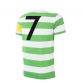 Green and white COPA retro Celtic t-shirt with printed captain armband from O'Neills.