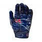 Navy and Grey Wilson NFL New England Patriots gloves with stretch materials from O'Neills.