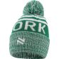 Cork Green Bobble Hat with Irish city name and embroidered O’Neills logo.