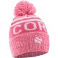 Pink Cork Bobble Hat with Irish city name and embroidered O’Neills logo.