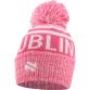 Pink Dublin Bobble Hat with Irish city name and embroidered O’Neills logo.