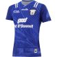 Royal Blue Women's Clare GAA Commemoration Jersey with Michael Cusack cottage on the front and image of Michael Cusack on the sleeve by O’Neills.