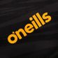 Black/Amber Kids' Connell Printed Gaelic Training Shorts from O'Neills.