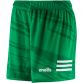 Green/White Men's Connell Printed Gaelic Training Shorts from O'Neills.