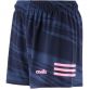 Adults Marine/Pink Connell Printed Gaelic Training Shorts with a Subtle all-over design from O'Neills.