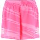 Pink / White Connell Printed Gaelic Training Shorts with an Elasticated waistband from O'Neills.