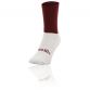 maroon and white Koolite Max Midi socks infused with COOLMAX ® technology from O'Neills
