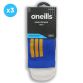 Kids' Royal and amber Koolite Max Midi Socks 3 Pack infused with COOLMAX® technology from O'Neills
