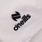 White Kids' Cyclone Shorts with elasticated waistband and embroidered O’Neills branding.