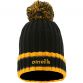 Black and Amber Darcy knit bobble hat with large pom-pom by O’Neills.