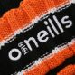 Black and Orange Darcy knit bobble hat with large pom-pom by O’Neills.