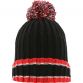 Tyrone GAA Kids' Darcy Bobble Hat Black / Red / White