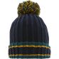 Navy kids' Offaly Darcy knit bobble hat with large pom-pom by O’Neills.