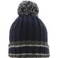Navy men's Wexford Darcy knit bobble hat with large pom-pom by O'Neills.