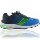 Blue Dash PS Velcro Light Up Trainers, with Hook and loop velcro strap closure from O'Neills.