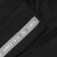 Black men’s skinny tracksuit bottoms with zip pockets and “Since 1918” branded taping on the side by O’Neills.