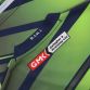 Navy and lime Derry City FC Home Goalkeeper jersey with long sleeves and Diamond sponsor by O’Neills.