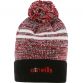 Derry GAA Harlem Knitted Bobble Hat Black / Red / White