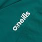 Green kids' Limerick GAA T-Shirt with County Crest and Stripe Detail on the Sleeves by O’Neills.