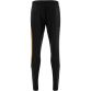 Men's Black Kilkenny GAA Dolmen Brushed Skinny Tracksuit Bottoms with the County Crest and Zip Pockets by O’Neills.
