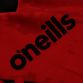Red/Black Men's Down GAA Goalkeeper Jersey with sponsoring logos by O'Neills. 