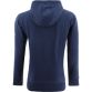 Navy Dublin GAA Men’s Highlander Pullover fleece hoodie with a large Ath Cliath print on the front by O’Neills.