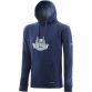Main colour Dublin GAA Men’s Highlander Pullover fleece hoodie with a large County Crest print on the front by O’Neills.