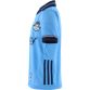 Sky Dublin GAA Home Jersey 2024 with navy knitted collar by O’Neills.
